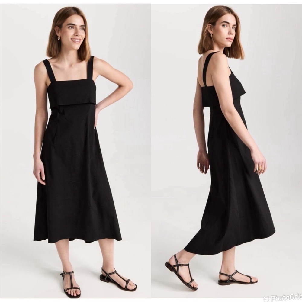 NEW Theory Flap Midi Dress - Picture 1 of 9